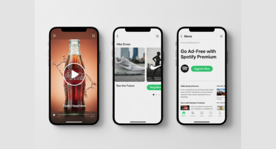 In-App Advertising Mockup