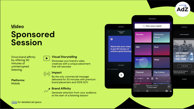 Mastering Spotify Advertising  :   A Comprehensive Guide with Adz Basket