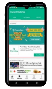 Cricbuzz Mobile Native Banners