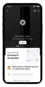 Blinkit Order Screen Portrait Video Ad