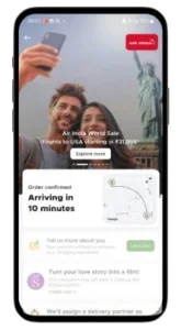 Blinkit Order Screen Static Banner Ad
