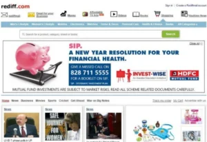 Rediff Homepage Masthead Roadblock