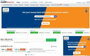 Rediff Moneywiz Roadblock