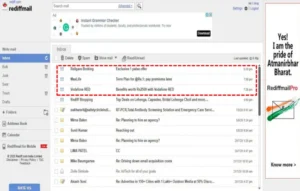 Rediff Mail Newsletter Ads