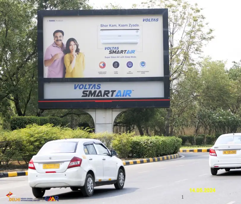 Departure Road Hoarding - Airport