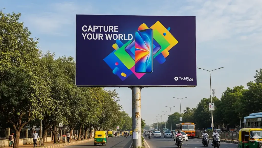 Advertising on Hoarding