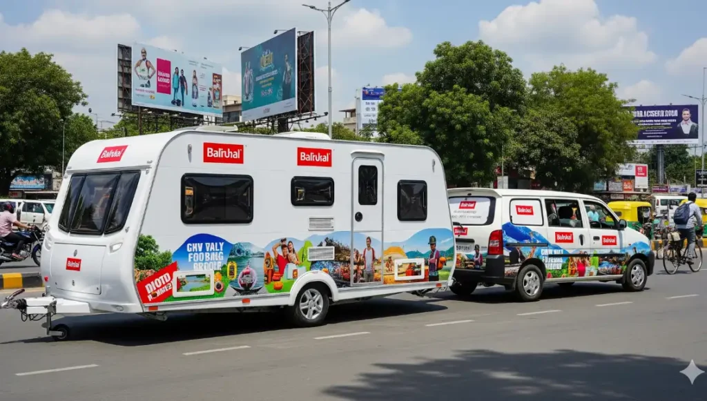 Advertising on Caravan
