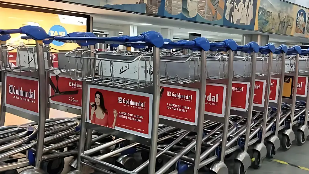 Luggage Trolley Branding
